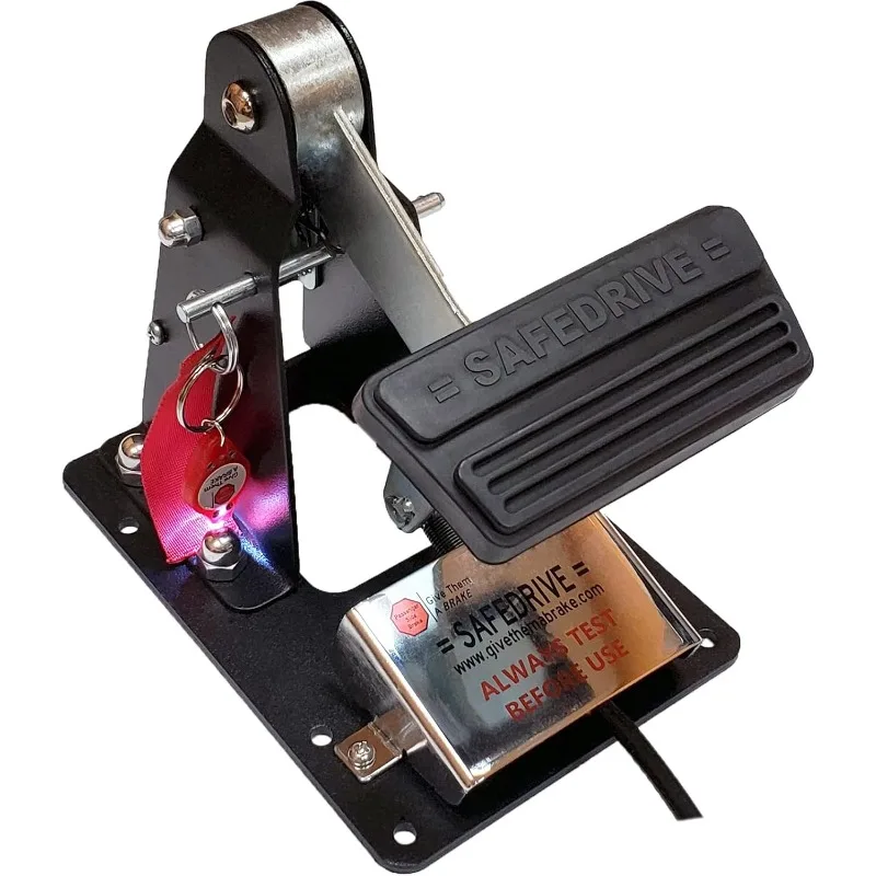 

SAFEDRIVE Universal Dual Brake, Instructors Passenger Side Brake, School Student Drivers Ed Training Brake Pedal, RHD Brake