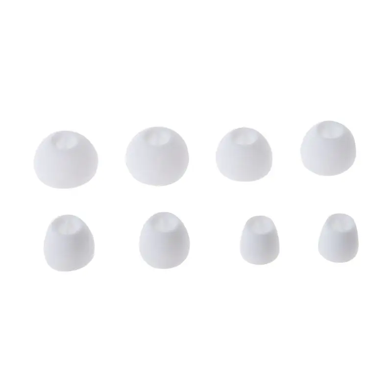 4 Pairs Soft Silicone Earphone Case In Ear Earbuds Cover Eartips Replacement for Sennheiser Headphone