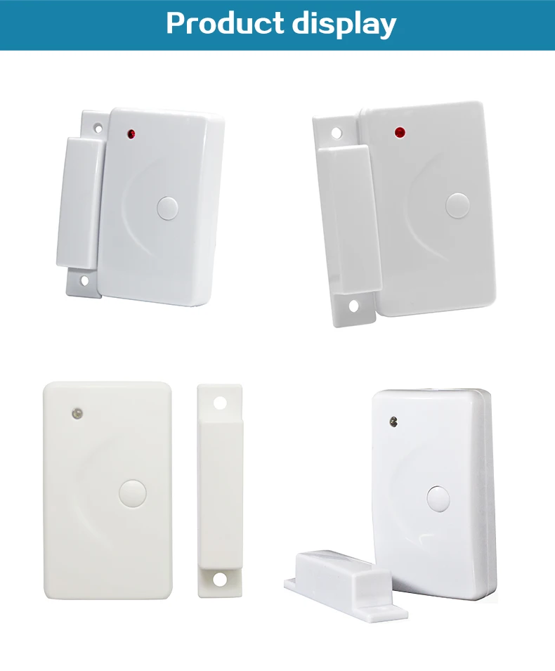 433Mhz Magnetic Door Contact For Burglar Alarm System Door/Windows Alarm Sensor Detector