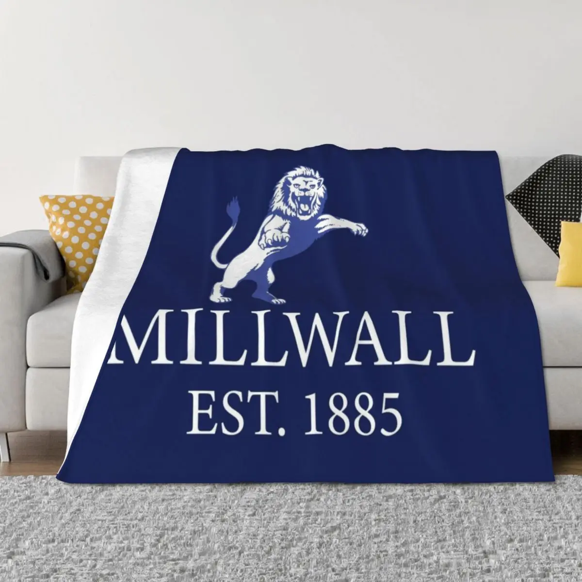 

Millwall 1885 Throw Blanket Beach Retros Winter beds Sofas Blankets