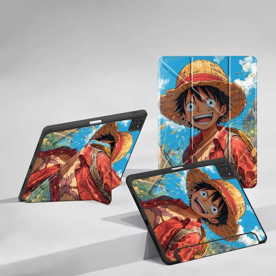 

Чехол-подставка One Piece для планшетов iPad Mini 6, 7, Pro 11, 10, 9, 8, 7-го поколения, 12.9-дюймовый Pro 2025, Air 4, 5, M3, M2, M4, 11-дюймовый