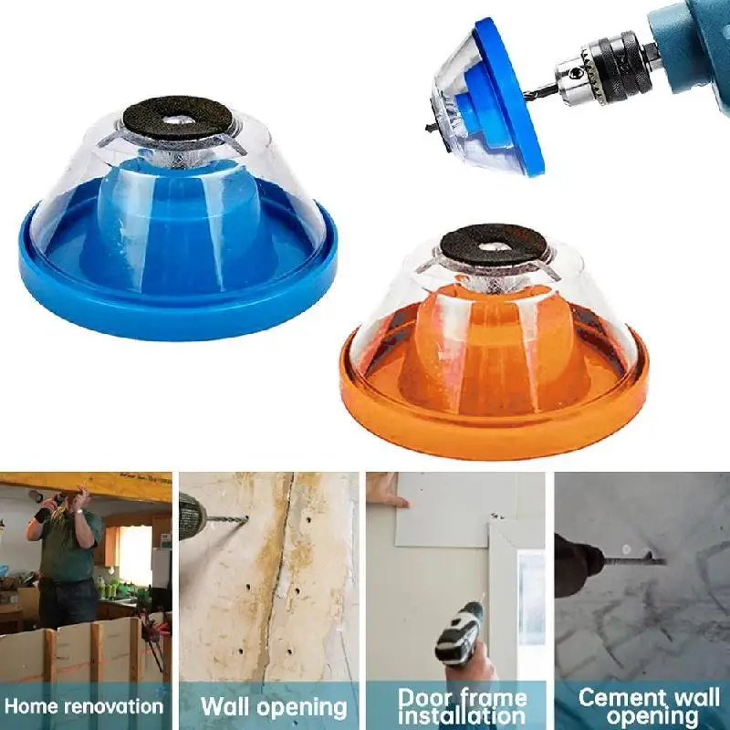 Drill Dust Collector Electric Drill Dust Cover Drywall Dust Collector Attachment For Electric Hammer Dust Bowl For 4-10mm Drill