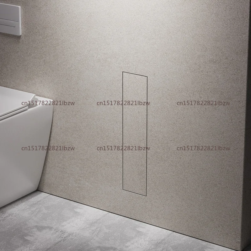 Concealed stainless steel niche brush Recessed trash can Toilet tissue box