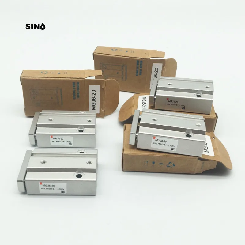 Miniature miniature cylinder with guide rod MGJ6-5/10/20/25/30-mgj10-10/15/30Three bar cylinder, three shaft cylinder