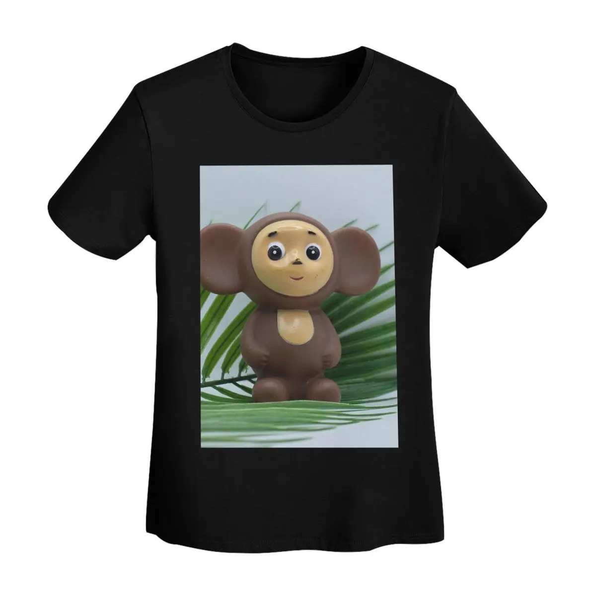 

Cheburashka T-Shirt Women Short Sleeve T Shirts O-Neck Streetwear Cotton Summer Tees Streetwear