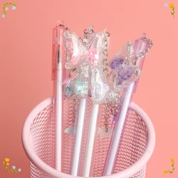 30 Pcs New Fresh Pendant Sequins Butterfly Neutral Pens Set Office Cute Student Exam Writing Tools Back To School