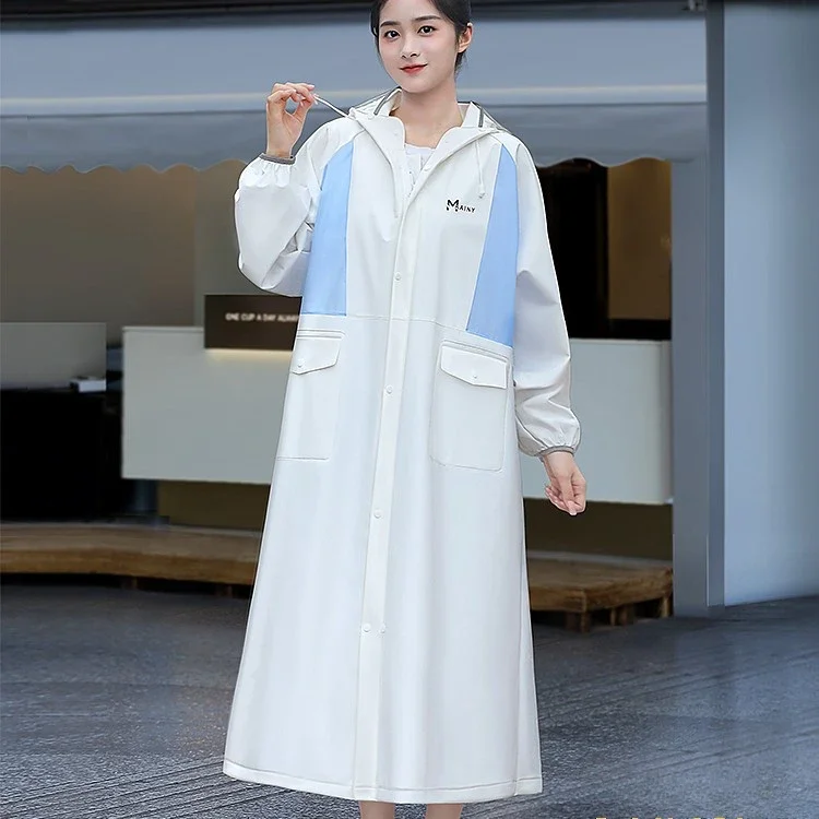 Electric Battery Bicycle Long Full Body Anti Riot Raincoat for Men and Women 2023 New Women\'s Poncho