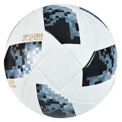 Balón de fútbol antideslizante para adolescentes, pelota de fútbol de PU de tamaño 4, sin costuras, resistente al desgaste, para entrenamiento en equipo interior y exterior