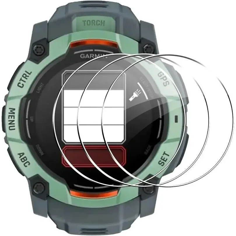 1-3pcs Tempered Glass For Garmin Instinct 3 45/50mm Instinct E 45/40mm Screen HD/Scratch Resistant Protector Film