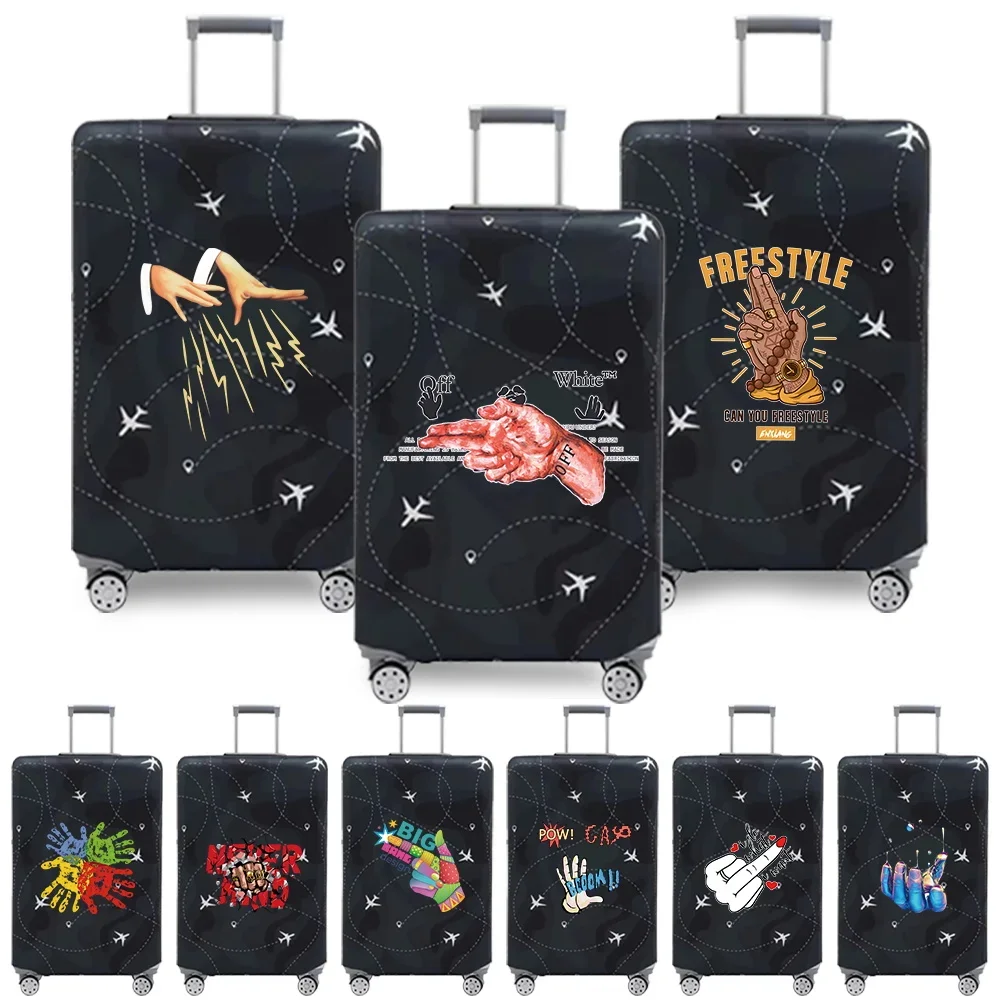 Stretch Fabric Luggage Protective Cover Hand Series Suit for 18-32 Inch Suitcase Covers Trolley Cover Travel Accessories