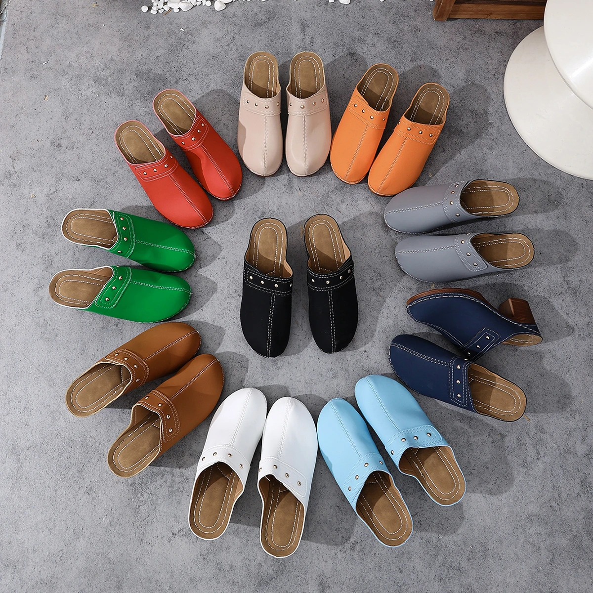 Women 2026 New Summer Closed Toe Sandals Comfortable Elegant Slippers Chunky Heel Wedges Sandals Comfort Casual Sport Sandals