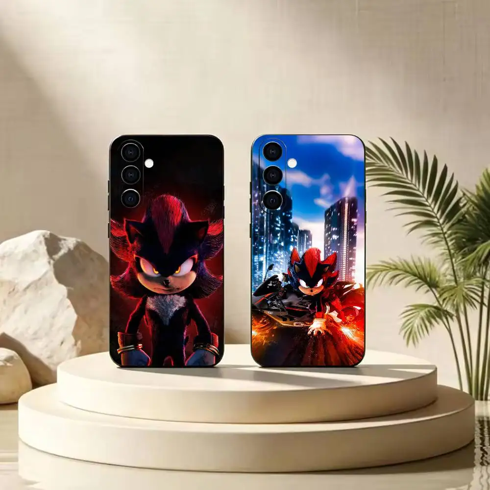 S-Shadow the H-HedgehogS   Phone Case For Samsung Galaxy A73,A72,A71,A70,A53,A52,A51,Others Soft Black Cover