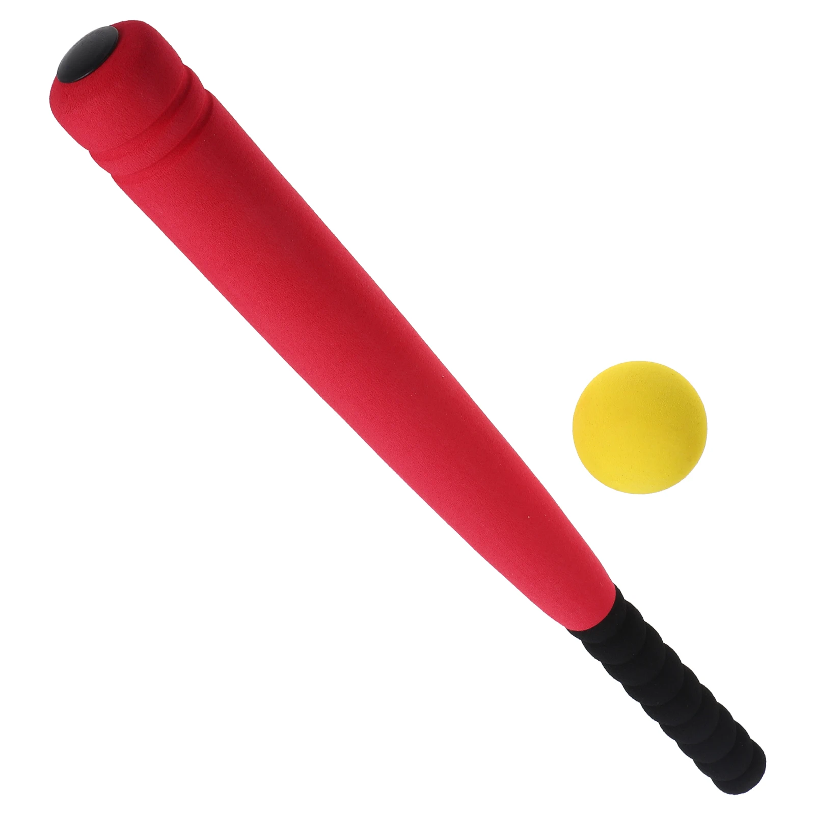 

Foam Baseball Toy Set 21 5 Inch Bat 2 3 Inch Ball Red Hollow Handle Safe Sponge Toys Kids Practice Stick Toddler
