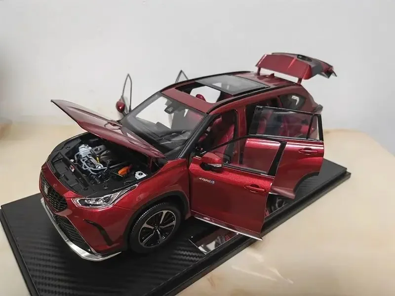 FAW Toyota moulé sous pression 1/18 échelle Toyota couronne Kluger échelle modèle alliage voiture modèle jouets pour garçons cadeau