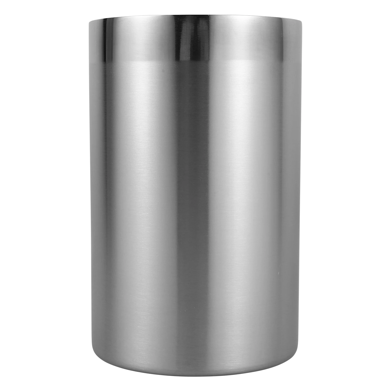 

Stainless Steel Ice Cooler Bucket Drinks Cooling Cube Storage Cocktail Bar Party Garden Use Scratch Resistant