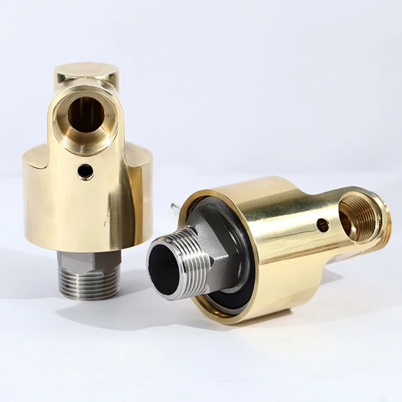 H-type rotary joint Single bi-directional brass rotary joint Through cooling water rotary joint
