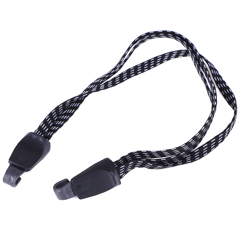 1Pc Bicycle Luggage Rack Elastic Strap Cargo Rack Tie Band With Hooks.