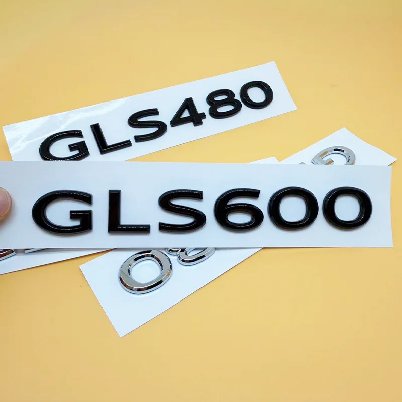 

Apply to GLS480 GLS600 V12 Letters Emblem for Benz Maybach Car Fender Trunk Rear X167 Logo Sticker