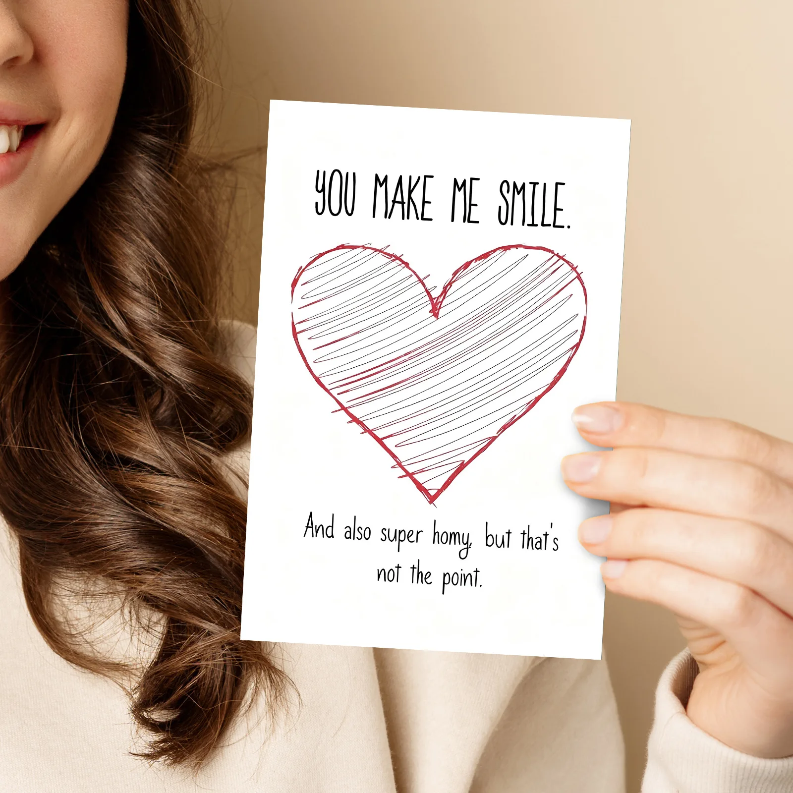 1 warme Grußkarte, Feiertagsgeschenk-Zeremonie für Partner, emotionales Grußkarten-Set zum Tag der Emotionen mit Umschlag