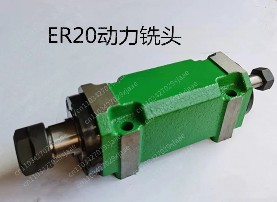High-speed Er20 Power Head Waterproof Spindle Machine Tool Boring and Milling Head Cutting Drilling and Milling Machine