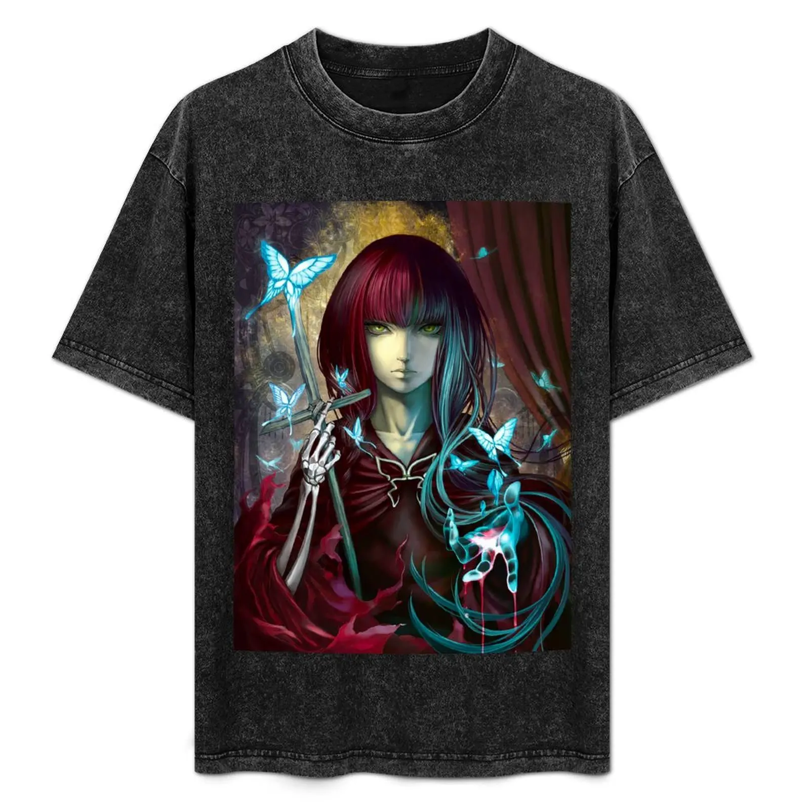 Camiseta Morgana (A Casa em Fata Morgana) tamanho grande e respirável