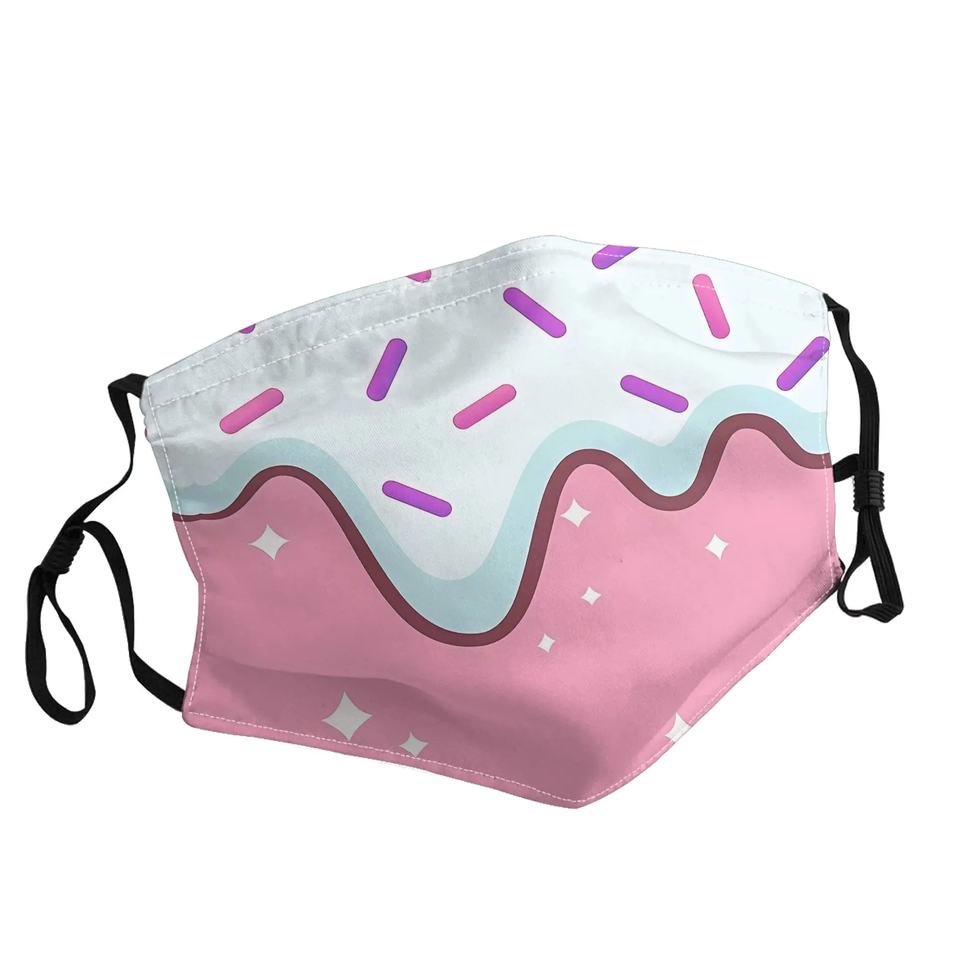 

Маска Melting Ice Cream Mask унисекс, модная, с принтом, для улицы