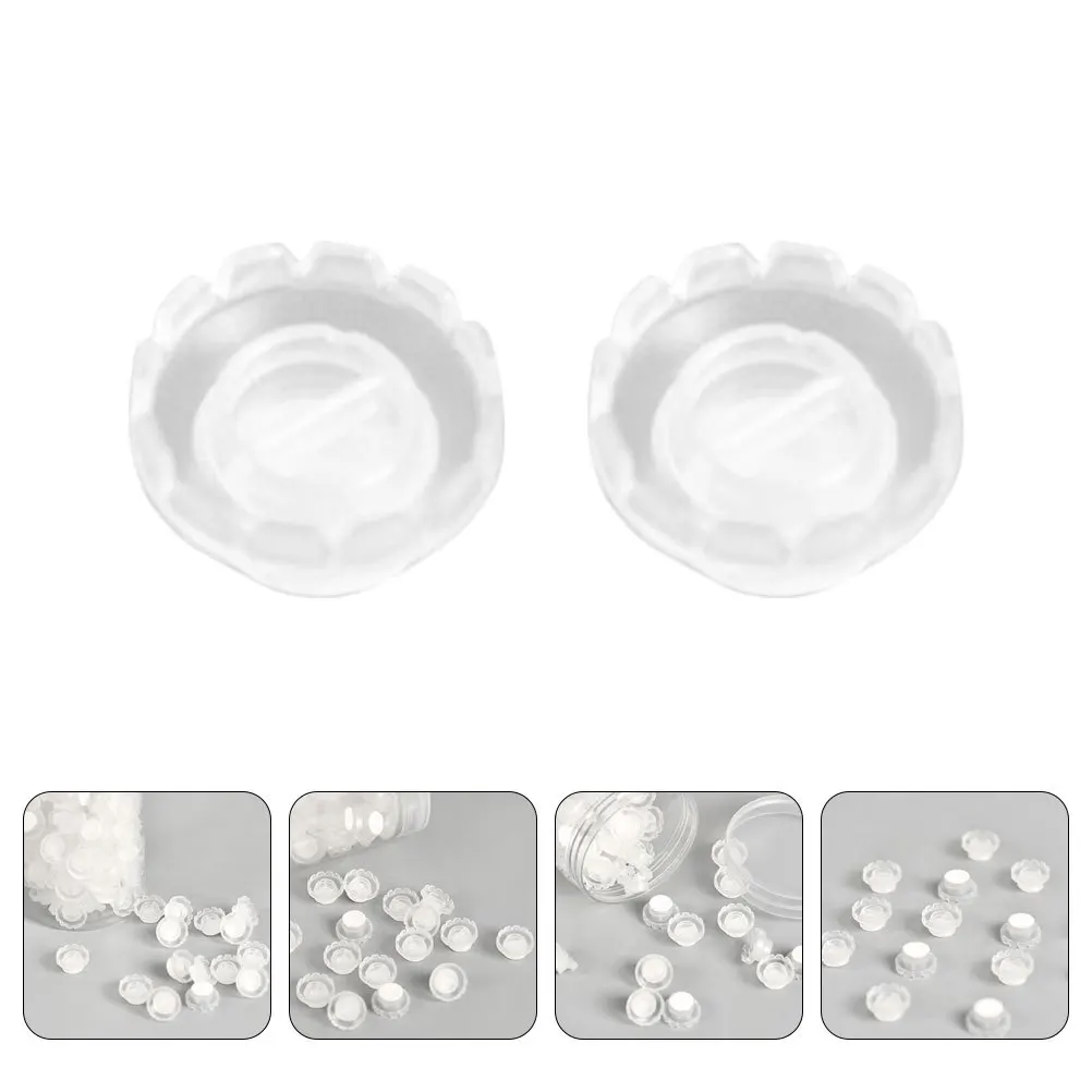 

120Pcs Eyelash Glue Cups Self-Adhesive Base Lash Grafting Holders for Eyelash Extensions Glue Control Lash Extension Supplies