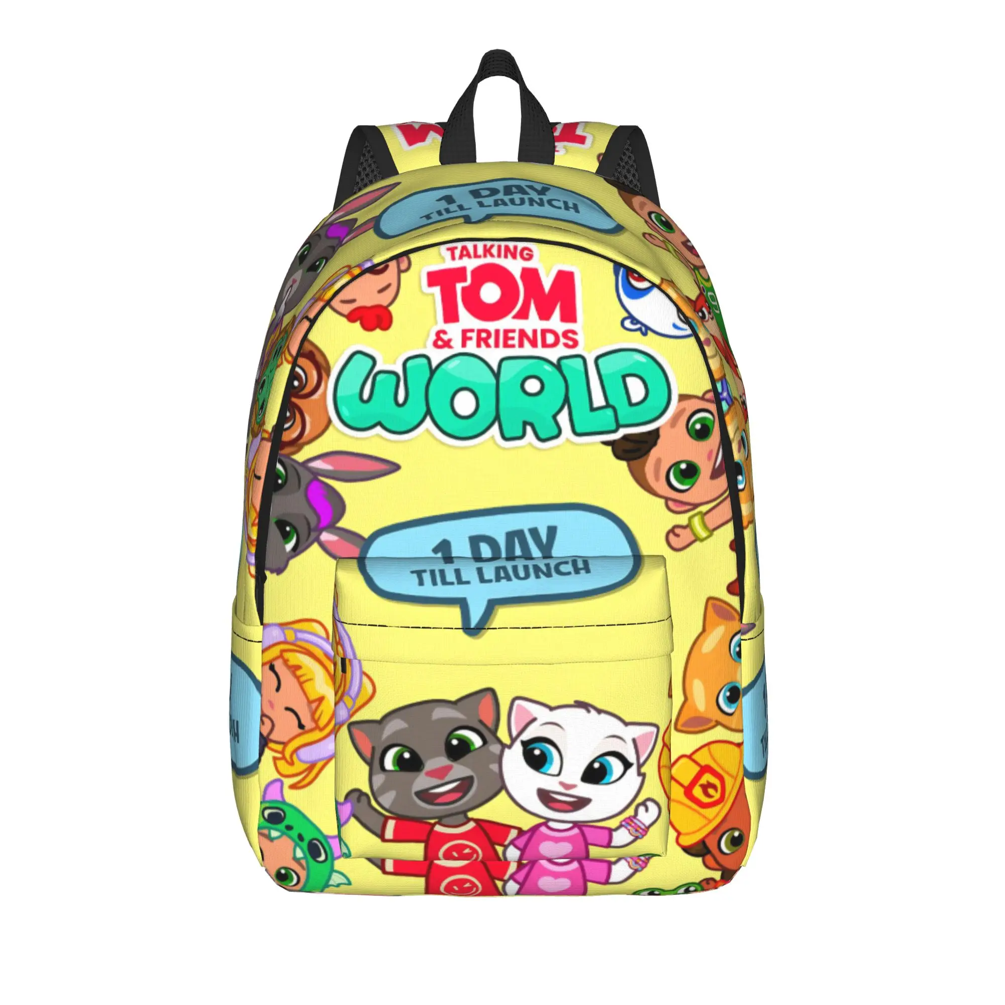 T-Talking T-Tom And F-Friends Backpack for Men Women Casual High School Business Daypack  Laptop Computer Canvas Bags Gift