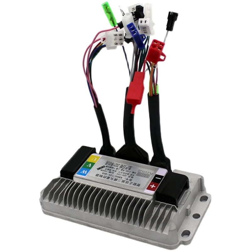 Electric Vehicle Controller: 24V, 48V, 60V, 72V, 96V Intelligent Sinusoidal Wave Three-mode Brushless Motor