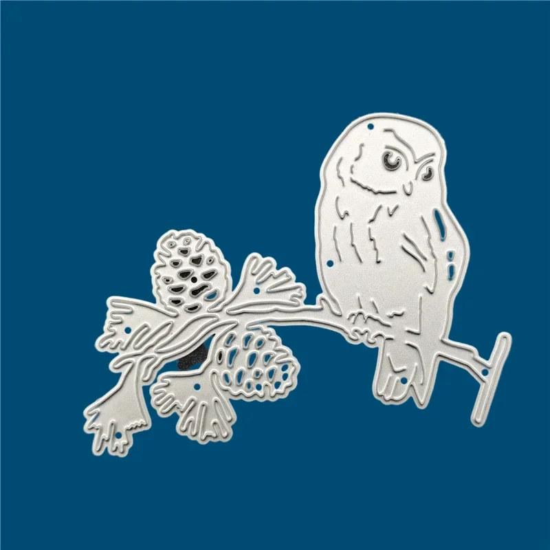 Diy Scrapbook Owl Metal Cutting Dies Embossed Carbon Die Paper Mold Etching Art Background