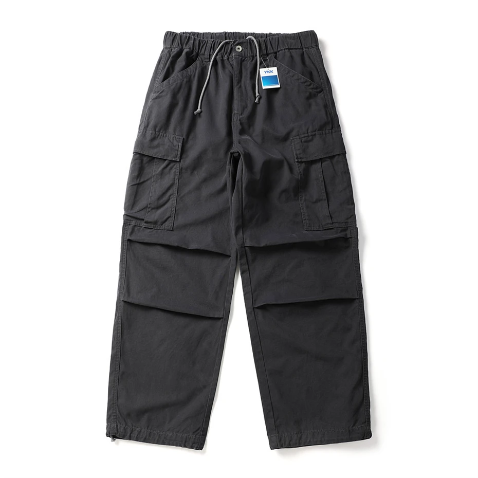 Men Camouflage Joggers Pants Cotton Casual Cargo Pant Men Streetwear Wide Leg Function Paratrooper Pants Cityboy Baggy Trouser