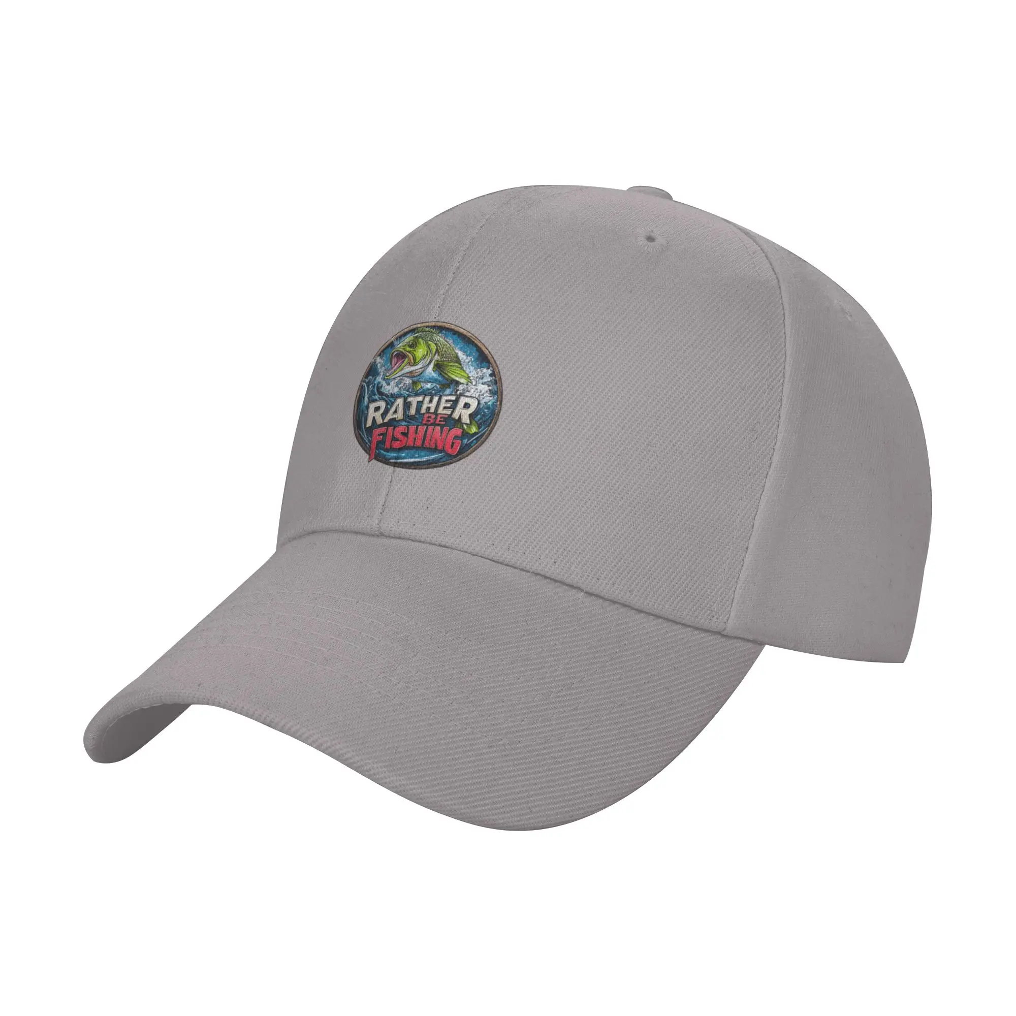 Hot Sale Rather be FISHING Baseball Cap Trendy Men Hat  Spring Outing Men Hat