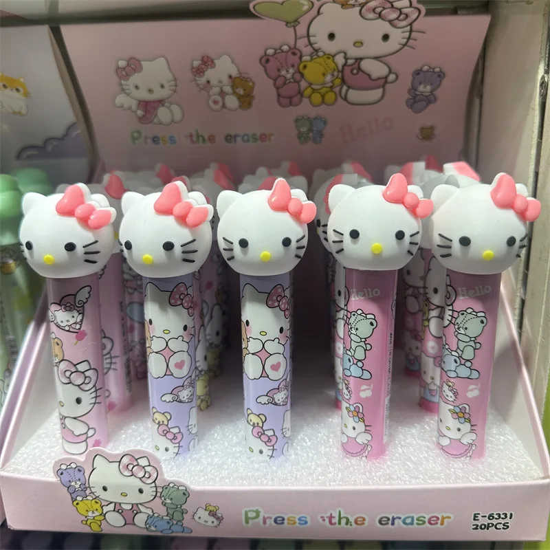 

Sanrio New Kitty Melody Cute Cartoon Eraser Drawing Student Press Pencil Eraser Leave No Trace Or Chip Student Supplies