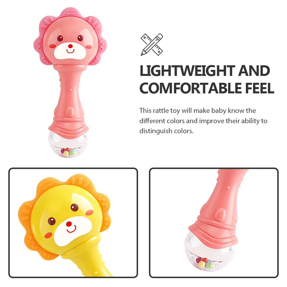 ของเล่นเขย่ามือสำหรับเด็กทารก  กระดิ่งพลาสติกสำหรับฝึกทักษะ  เครื่องดนตรีเพื่อการศึกษาสำหรับเด็กเล็ก  ของเล่นเสริมพัฒนาการ