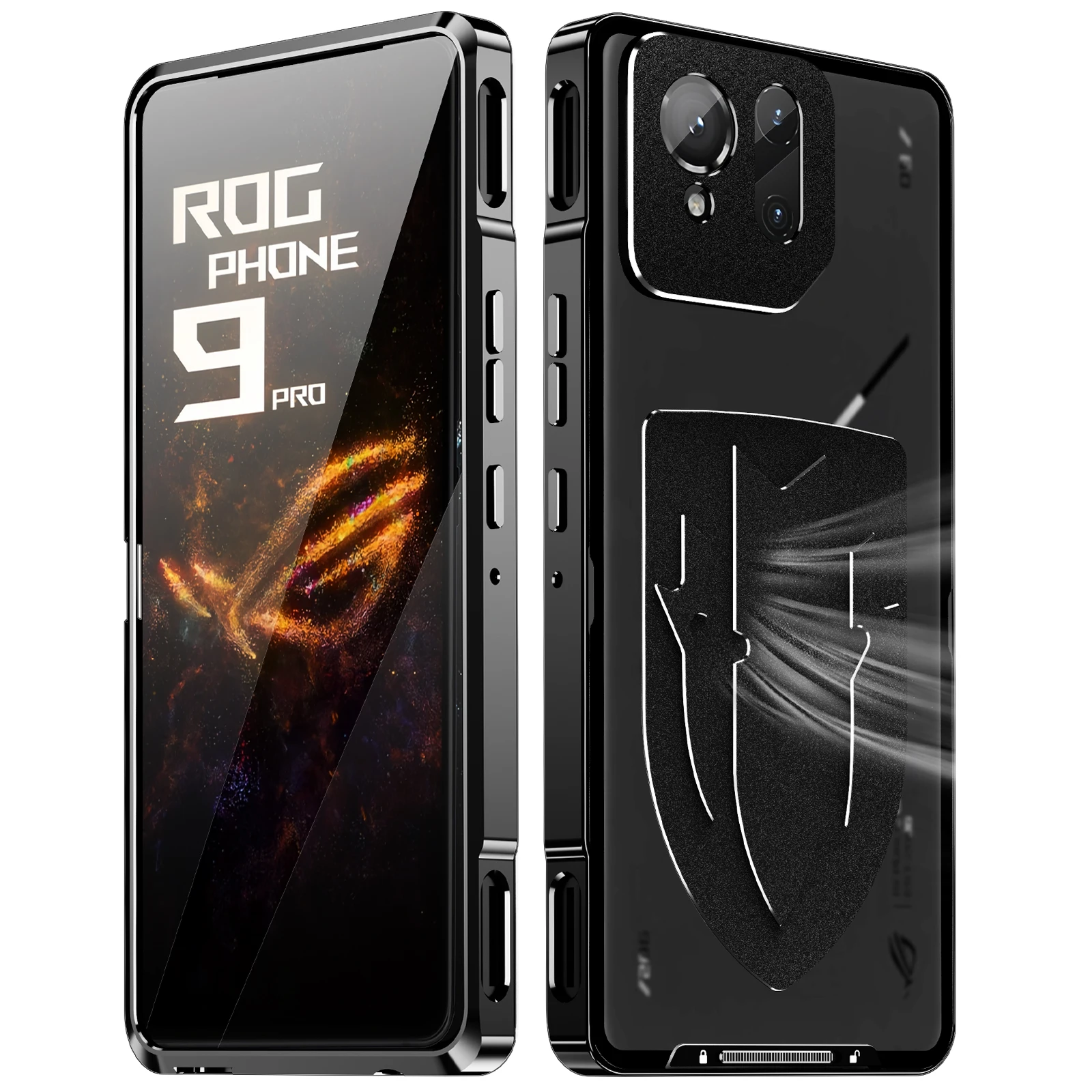 

Графеновый чехол для телефона с рассеиванием тепла для ASUS ROG Phone 9 Pro, противоударный металлический чехол из алюминиевого сплава для ASUS ROG Phone 8 Pro