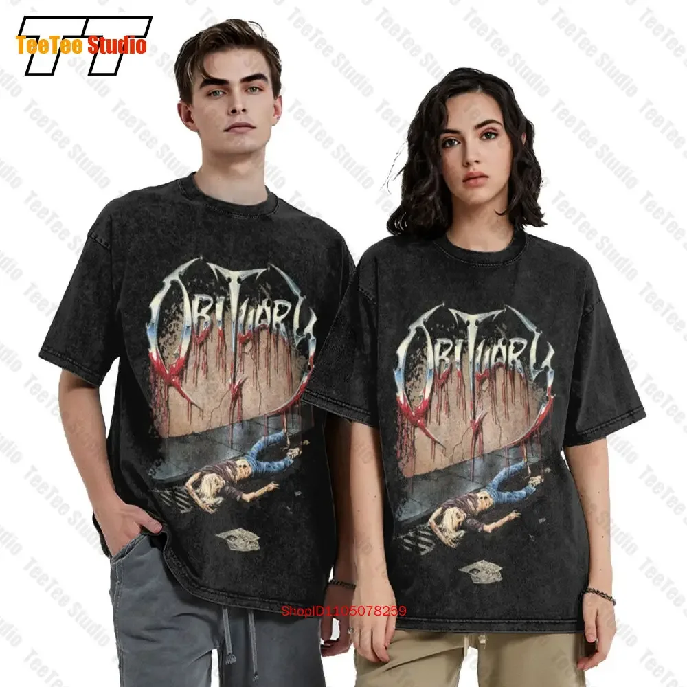 Obituary Slowly We Rot Death Metal Vintage  T-Shirt TZLR