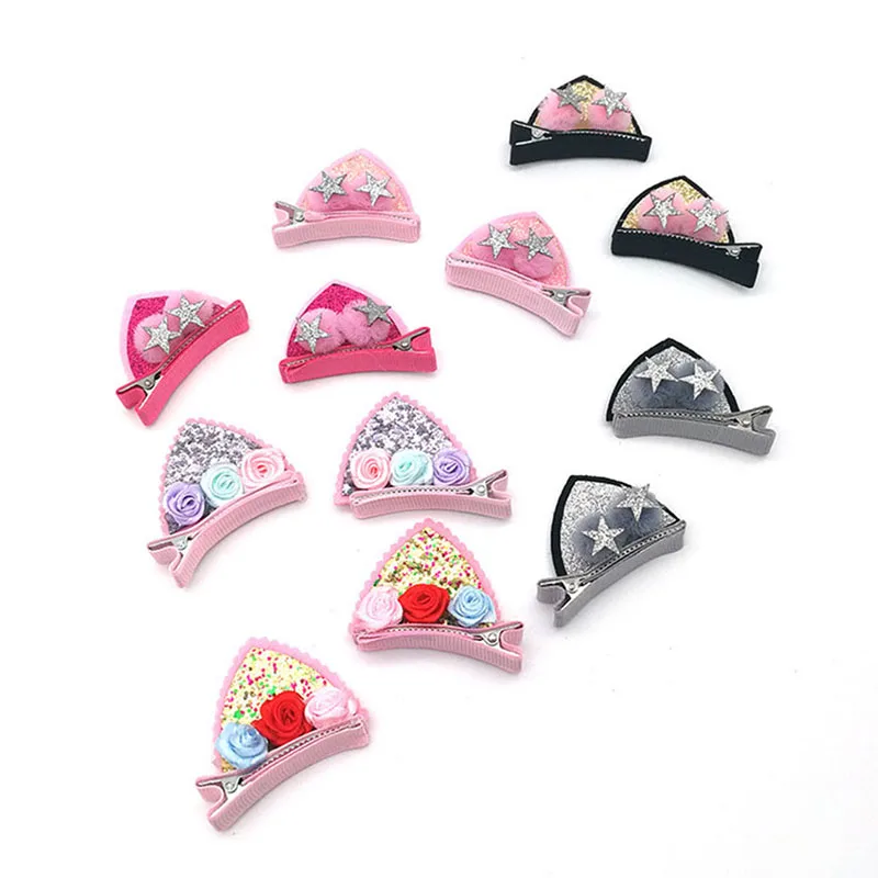 2 قطعة/المجموعة الكرتون القط آذان إكسسوارات الشعر دبوس المشابك لطيف الأطفال مقاطع الشعر Hairgrips غطاء الرأس الاطفال حلية شعر