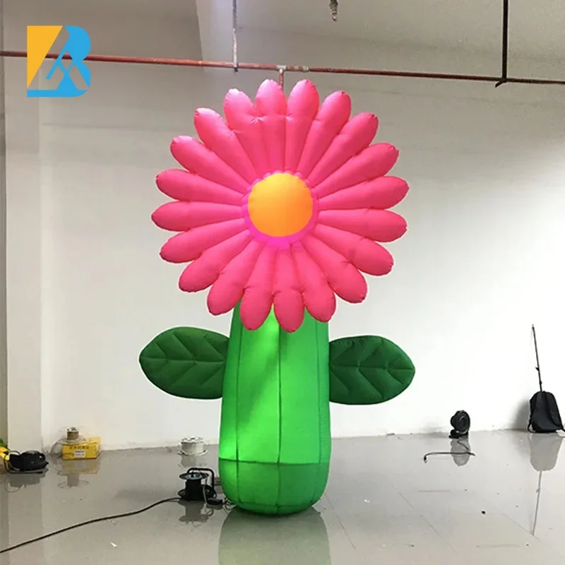 

Bespoke Hawaiian Theme Birthday Party Large Inflatable Flower for Sweet Sixteen Centerpieces Toys