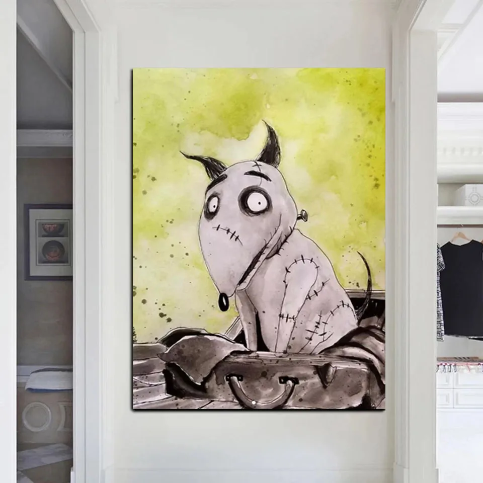 AB Frankenweenie Diamond Painting Classic Horror Cartoon Movies Embroidery Mosaic Handicrafts Rhinestones Home Decor