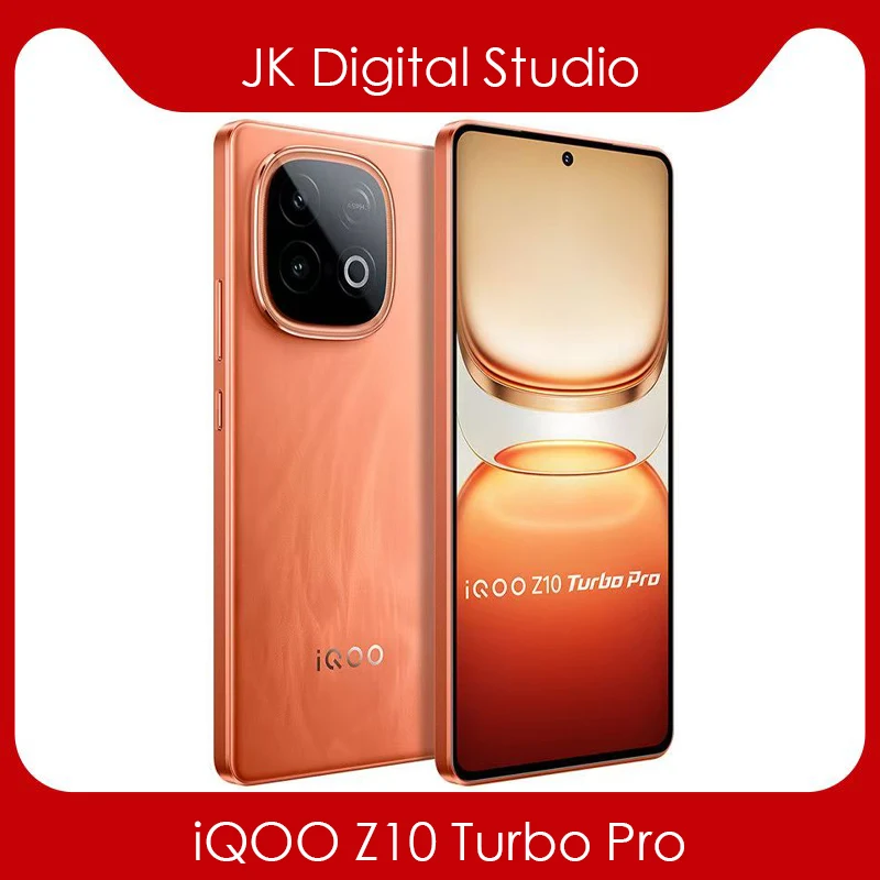 جديد IQOO Z10 Turbo Pro 5G هاتف محمول 6.78 بوصة AMOLED 144 هرتز Snapdragon8s Gen4 50MP 120 واط داش شاحن 7000 مللي أمبير بطارية OTA NFC
