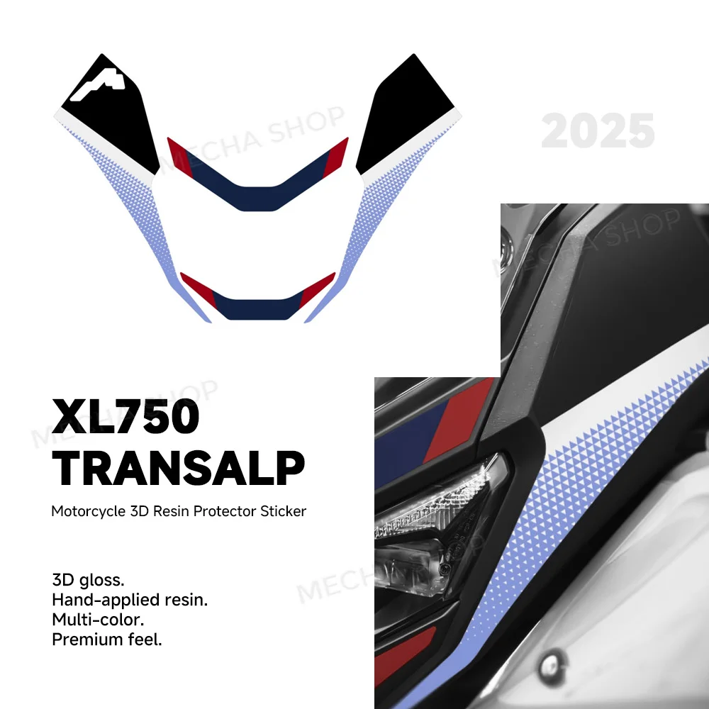 Motorcycle Decal Kit Front 3D Sticker for XL750 Transalp 2025