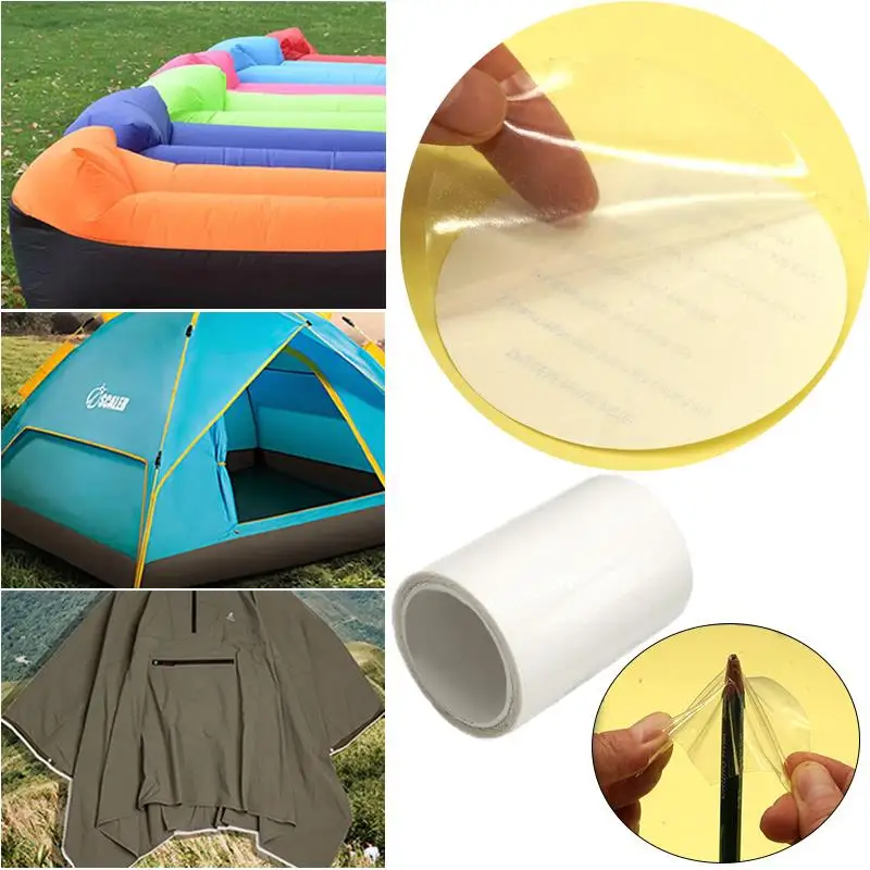 TPU Transparent Patch Self Adhesive Waterproof Leak Sealing Sticker Tent Swimming Ring Raincoat Inflatable Outdoor Repair Patch