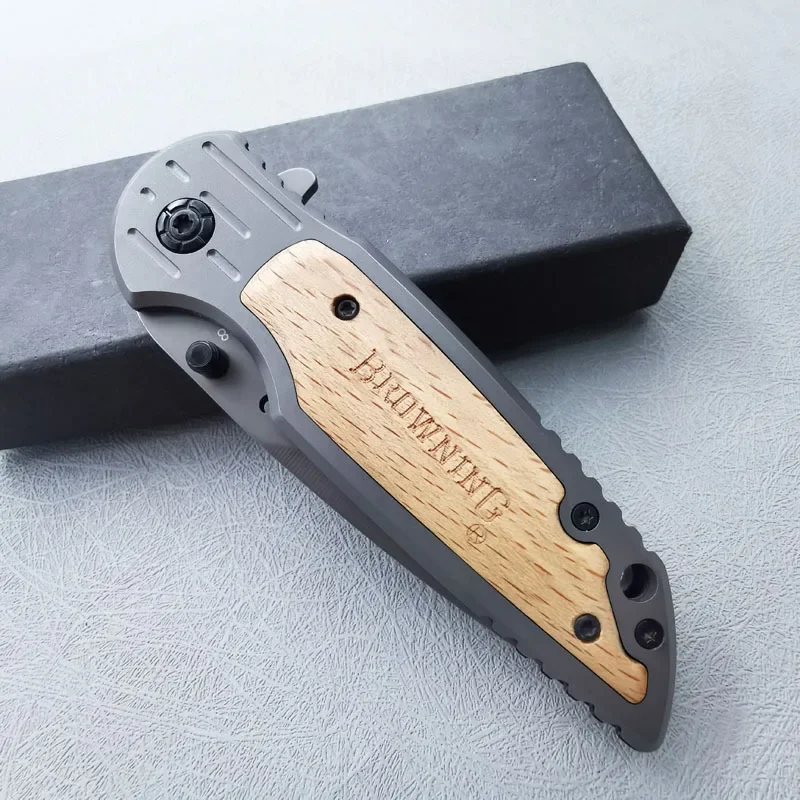Outdoors Steel Folding Knife for Men High Hardness Portable Camping Multitool Pocket Knives for Hunting and Fishing Men\'s Gift