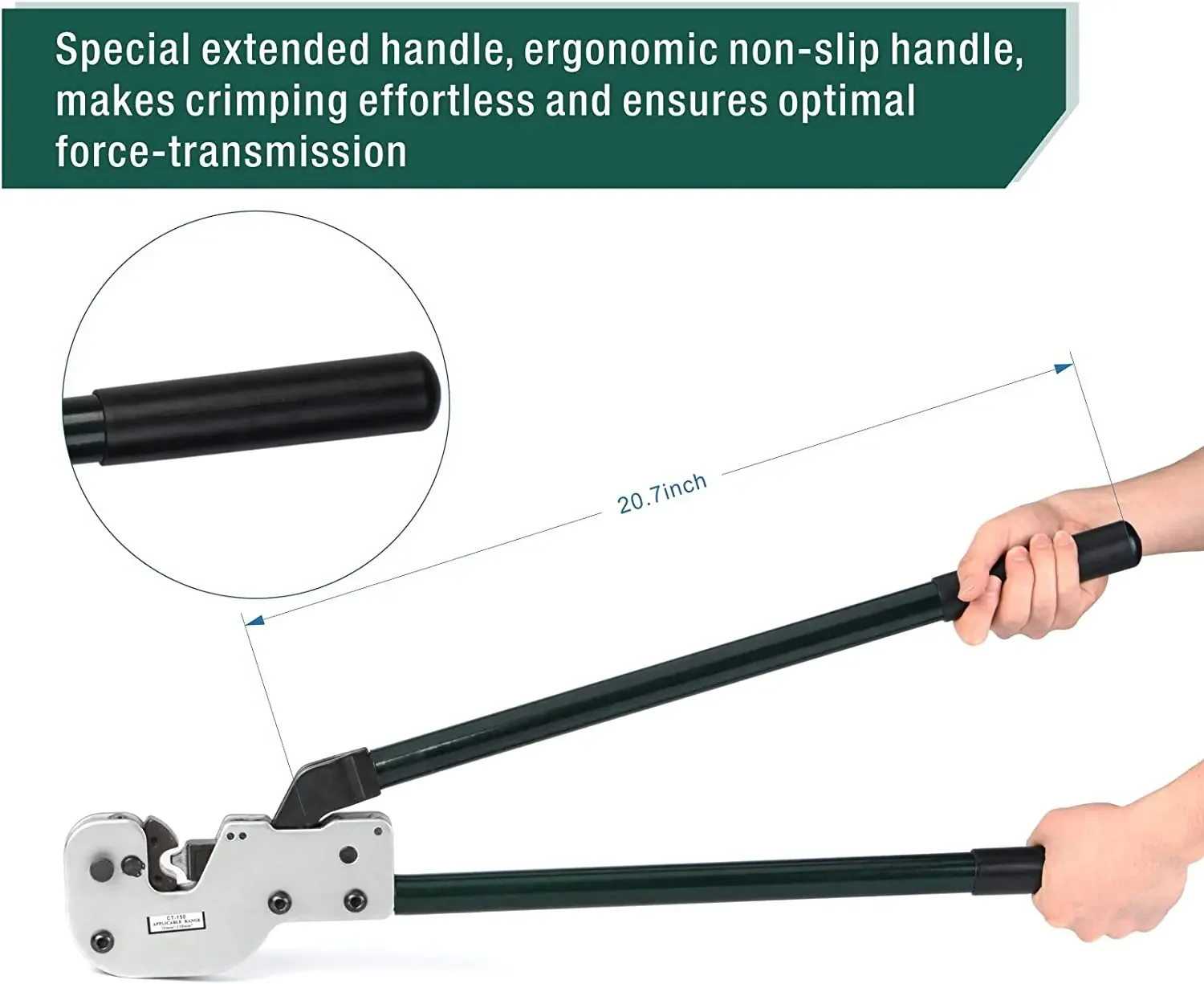 Imagem -03 - Multifuncional Terminal Crimping Alicates Terminal nu Lug Grande Y.o 16150 Mm2 Ct-150