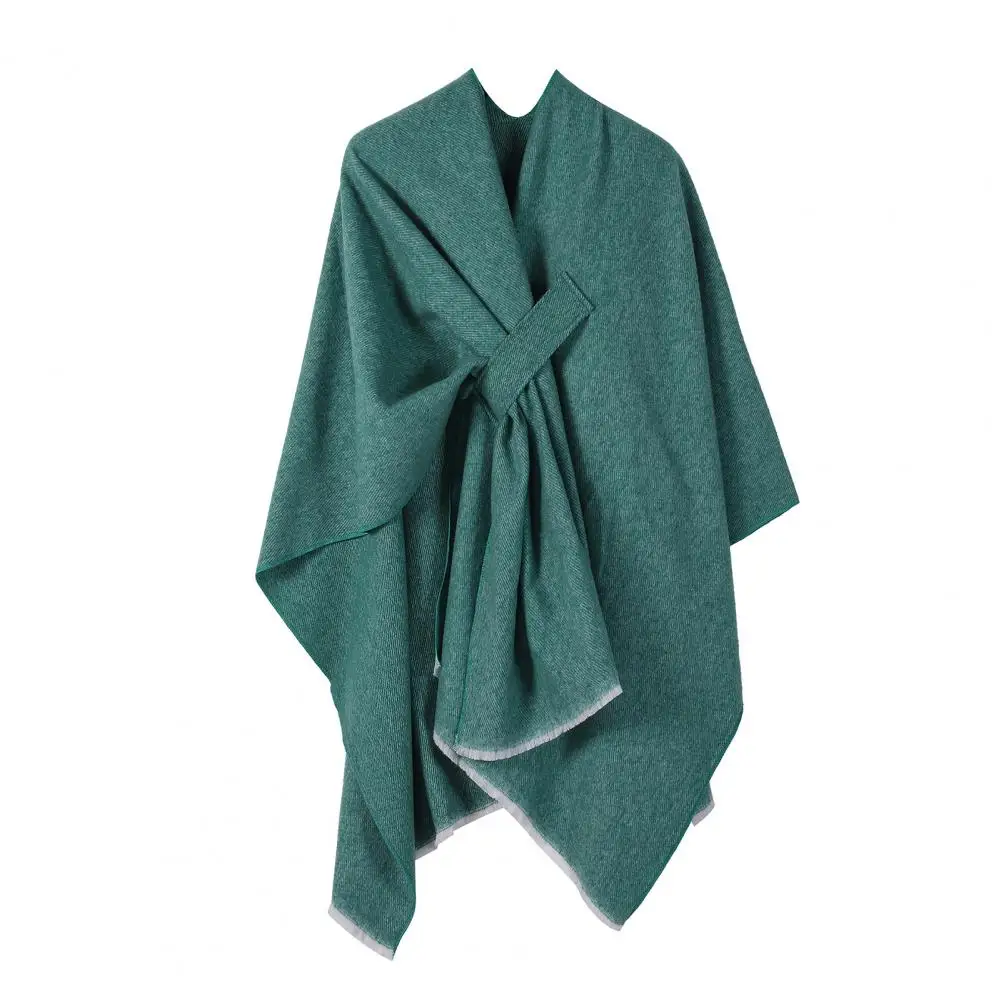 

Practical Shawl Accessory Women Shawl Jacket Elegant Cashmere Imitation Cloak Shawl for Women Soft Warm Winter Scarf Jacket