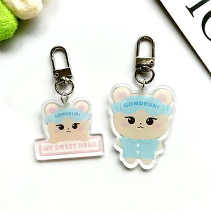 kpop lisa cartoonキーチェーンローズかわいいフィギュアペンダントジェニージスーバックパックキーリングアクセサリーファンギフト 12ベストセールスKPOPバラ-1