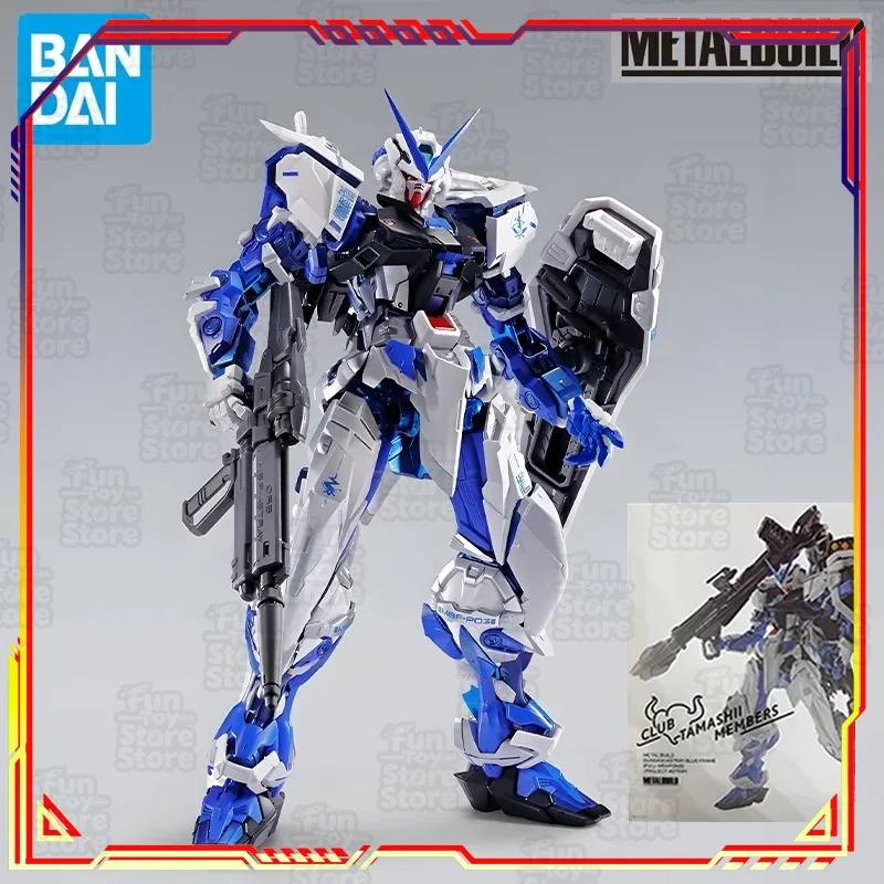 BANDAI METAL BUILD MBF-P03 Gundam Astray Blue Frame Anime Figure Assembly Model Kit Collectible Toy Ornament Official