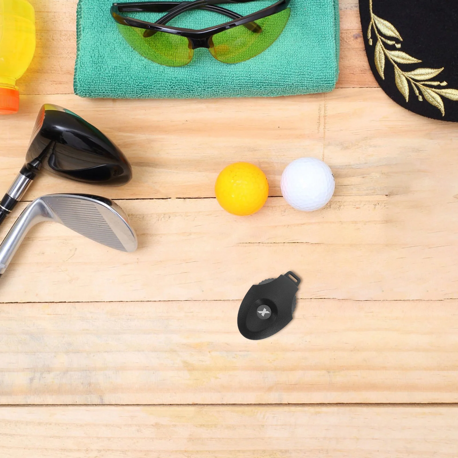 عداد نقاط الجولف المدمج عالي الجودة من مادة ABS أداة تسجيل قابلة لإعادة الاستخدام لعدد القذف الاحترافي المحمول لعبة الجولف