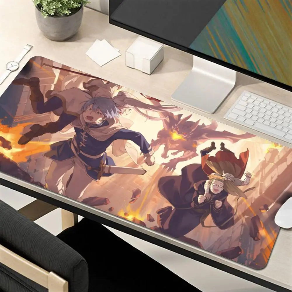 Sousou No Frieren Beyond Journey's End Frieren Mouse Pad Laptop Fern Himmel Mousepad PC Anime Custom Mouse Mat Desk Mat Carpet