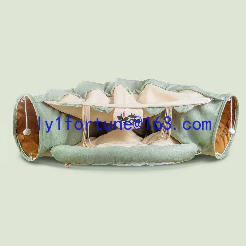 Winter warm cat tunnel can be dismantled and washed cat escape house tunnel nest universal in all seasons
